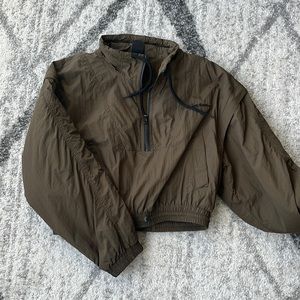 Cropped Half Zip Jacket